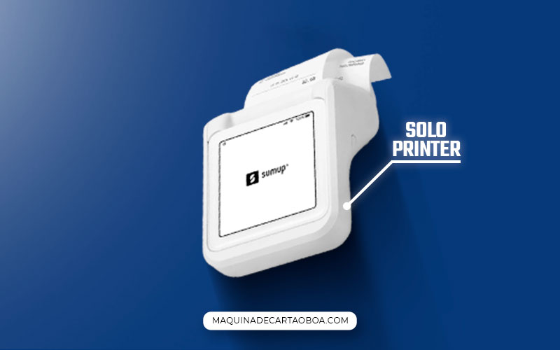 SumUp Solo Printer oferece as melhores taxas 