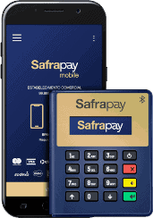 Máquina de cartão Safrapay sem bobina Bluetooth
