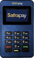 Máquina de cartão Safrapay sem bobina GPRS | Máquina de Cartão Boa