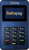 Máquina de cartão Safrapay sem bobina GPRS | Máquina de Cartão Boa