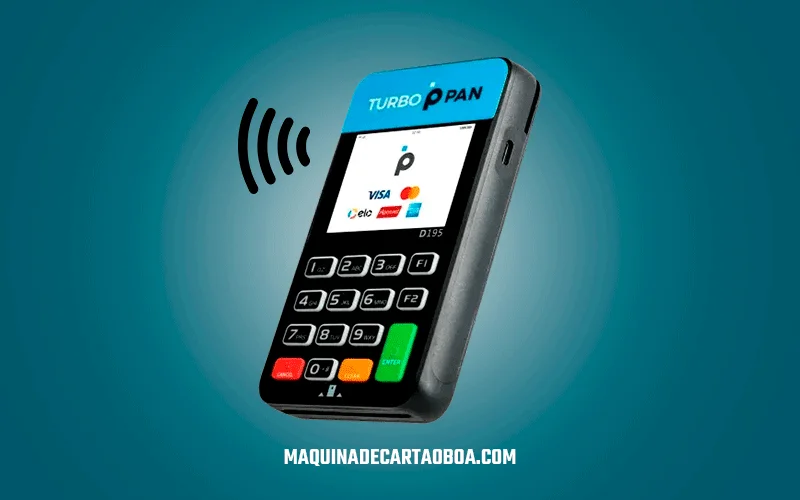 Máquina de cartão do PAN sem bobina tem tecnologia NFC