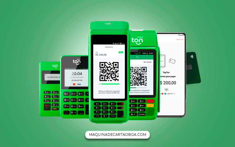 Quais-máquinaas-de-cartão-do-Ton-oferece