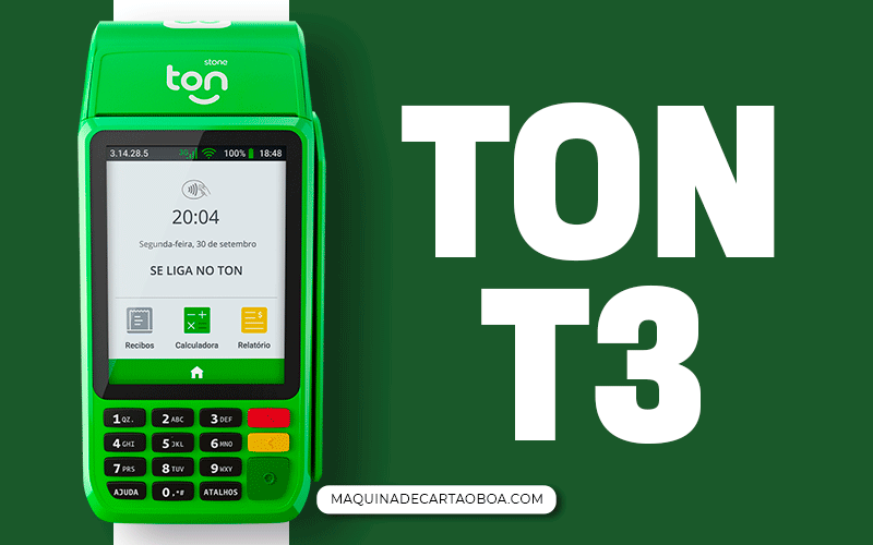 ton t3 | Máquina de Cartão Boa