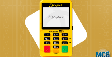Minizinha Chip 3 Conheça a nova máquina de cartão da PagBank