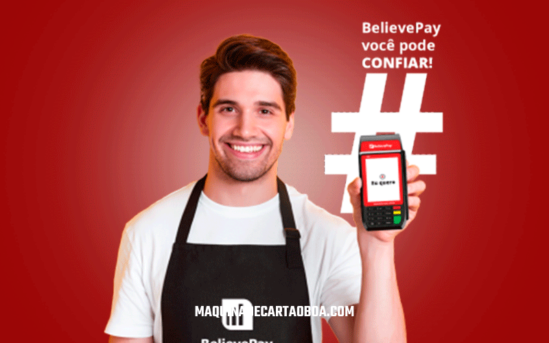 Quais os diferenciais da máquina de cartão BelievePay?